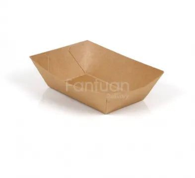 2lb Kraft Paper Tray with Pe Liner 107*70*41mm 1000/cs