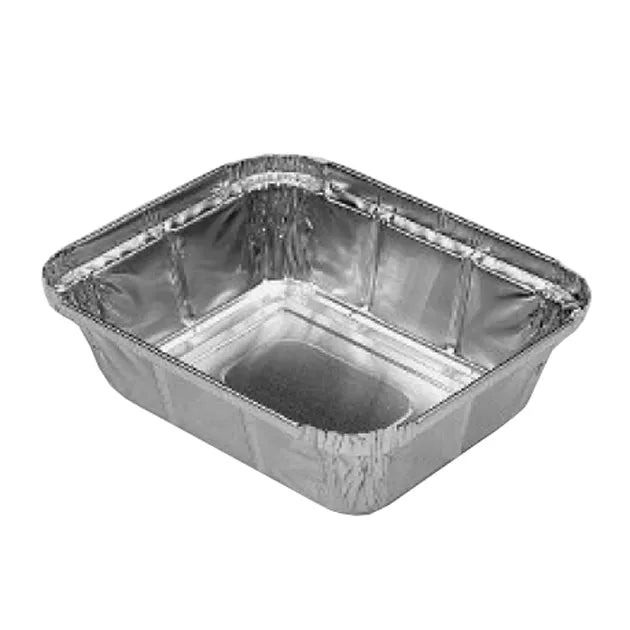 Tin Foil Box (thick) 4x5" Rectangular Foil Container 30g 500/cs