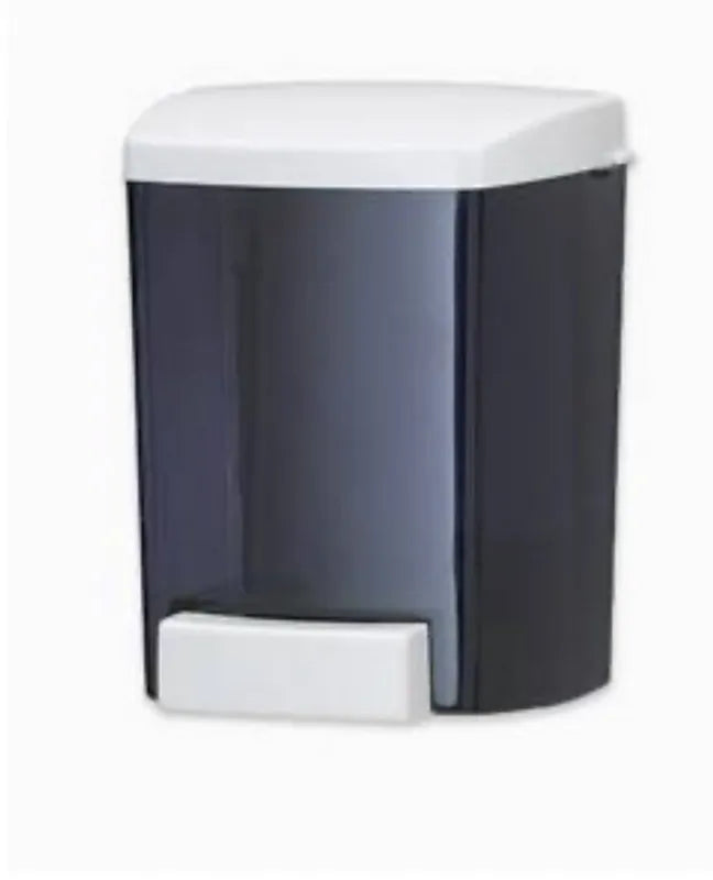 800ml Bulk Hand Soap Dispenser Black with White Lid - Each