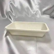 24oz Rectangular 8.5x5.5x1.5" Corn-starch Tray 300/cs