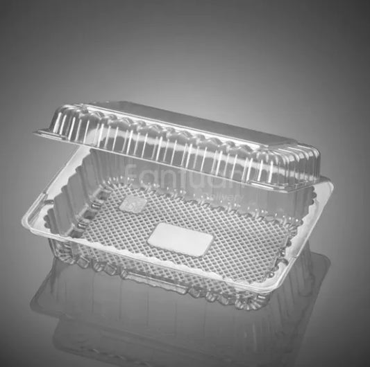 Pet Clear Hinged Container 9x6x3" 200/cs