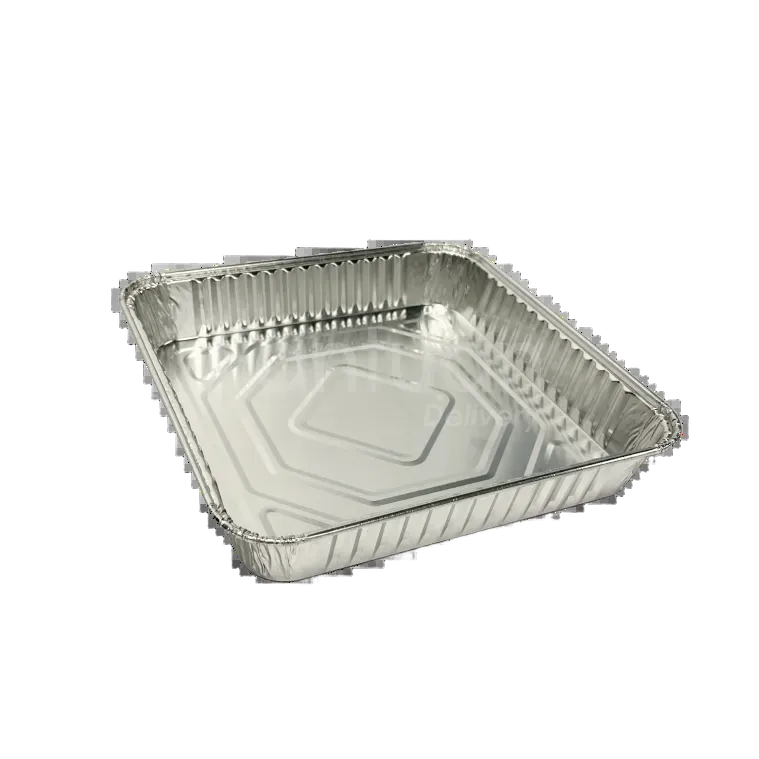 8" Square Foil Container, 300/cs