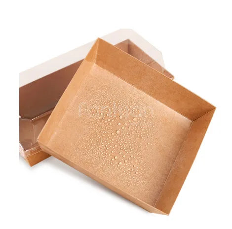 Square Kraft Box 6x6x2.5" ( Lid Petbb14143) 400/cs