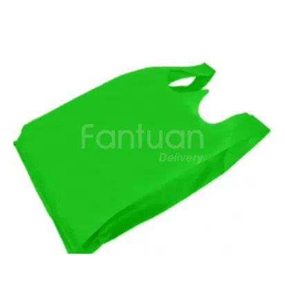 Green Fabric T-shirt Bag 13 + 9x24 (xl) 40gsm 300/cs