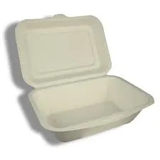 Bio Hinged Sugarcane Box 5x7x2.5" 500/cs