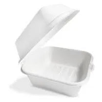 Bio Hinged Sugarcane Box (6x6x3") 400/cs