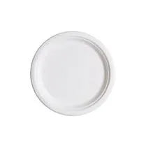 Bio 7" Sugarcane round Plate 1000/cs