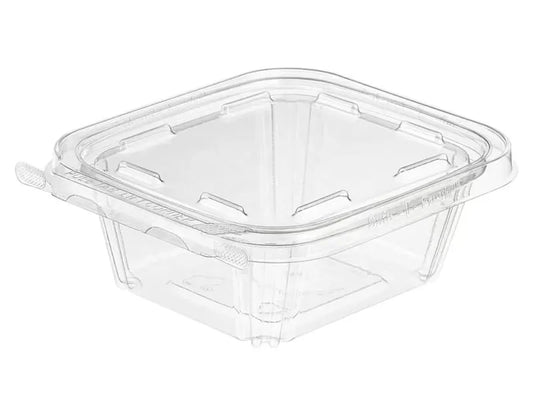 16oz Anti-fog Clear Hinged Tamper Evident Container 200/cs