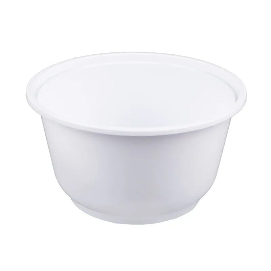 Lbk 850ml (28oz) White Plastic Bowl (fit Pg/gg142lid) 600/cs