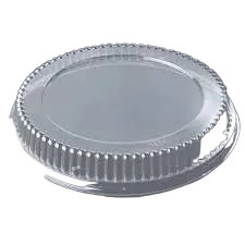 7" Clear Plastic Dome Lid for Foil round Container 500/cs