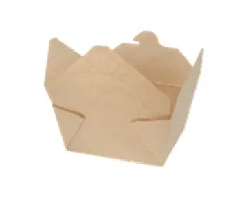 #4 96oz Kraft Togo Food Box 7.75" X5.5" X3.5" 160/cs