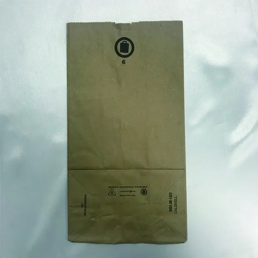 Kraft Bag (inpgkl) 6lb Regular 5.625x3.625x11.25"500/pk