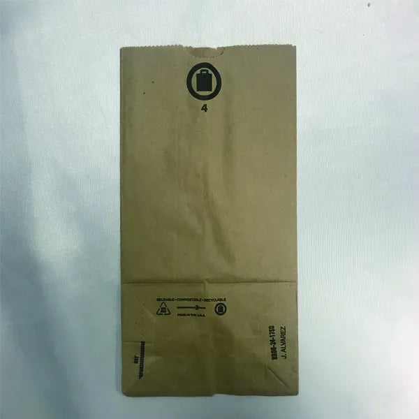 Kraft Bag (inpgkl) 4lb Regular 5x3.25x9.75" 500/pk