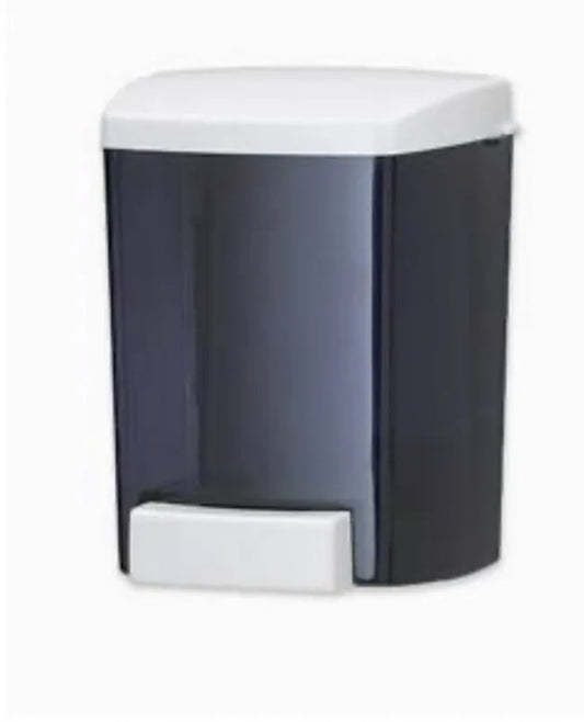 800ml Bulk Hand Soap Dispenser Black with White Lid - Each